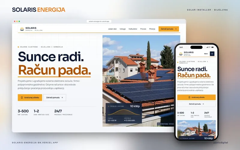 Solaris Energija — Solaranlagen